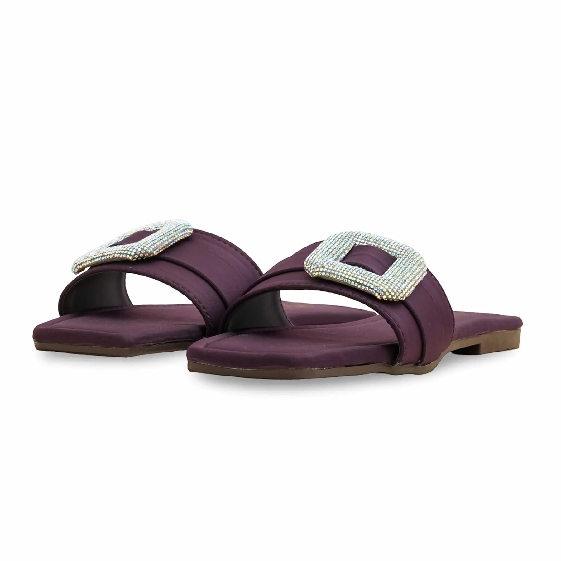 Purple Casual Slipper CL2104
