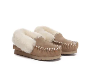 Uggs Tasman Slippers Near Me UGG Kids Loafers Sheepskin Wool Ankle Slippers Popo Moccasin