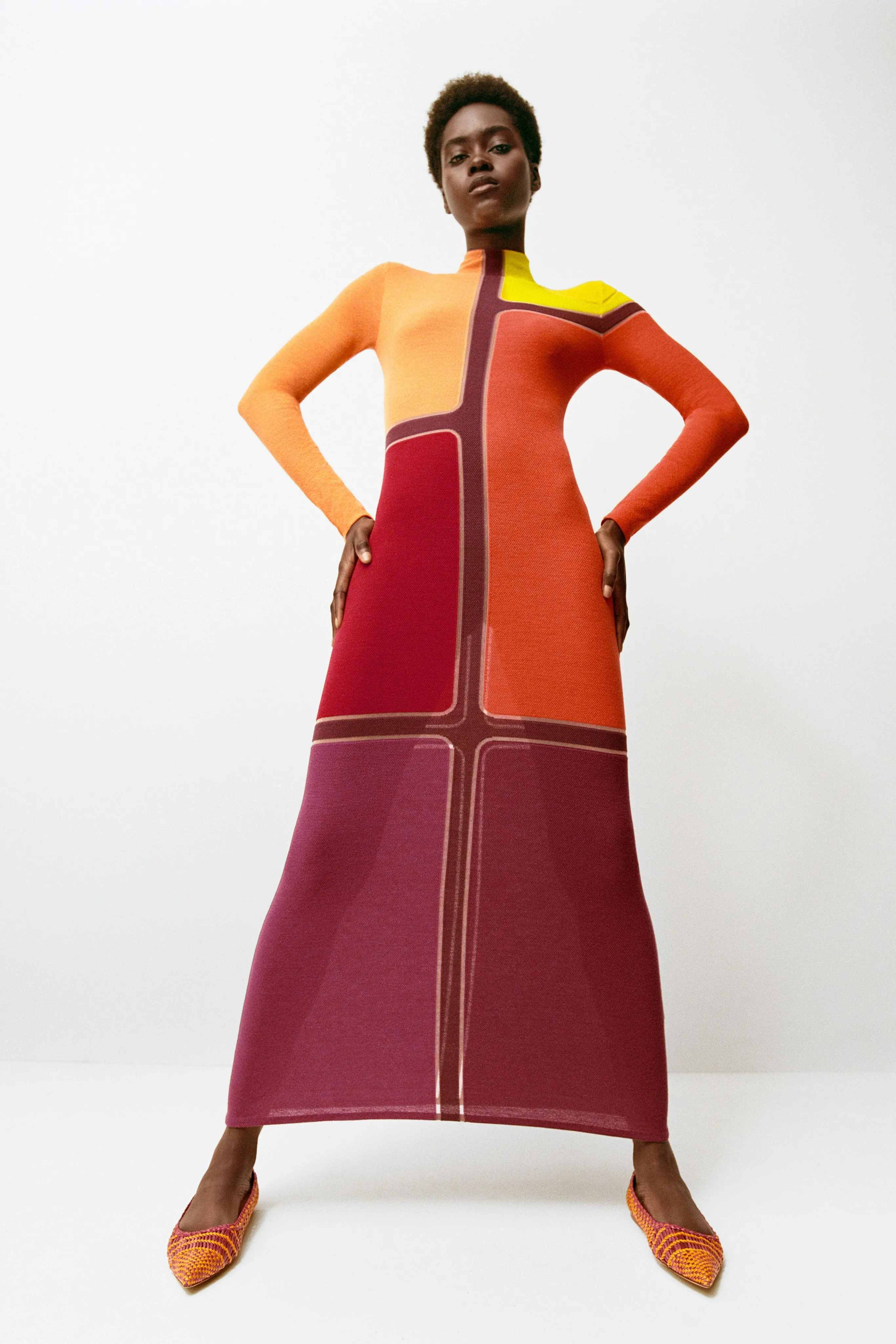 Flat Pedal Shoes Mtb Aurora Braided Flat Shoe in Pink Multi Leather