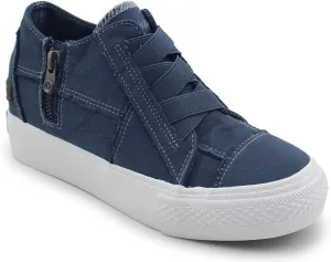 Blowfish Malibu Women's Mamba Hidden Wedge Sneaker Basketball Shoes Wide Fit