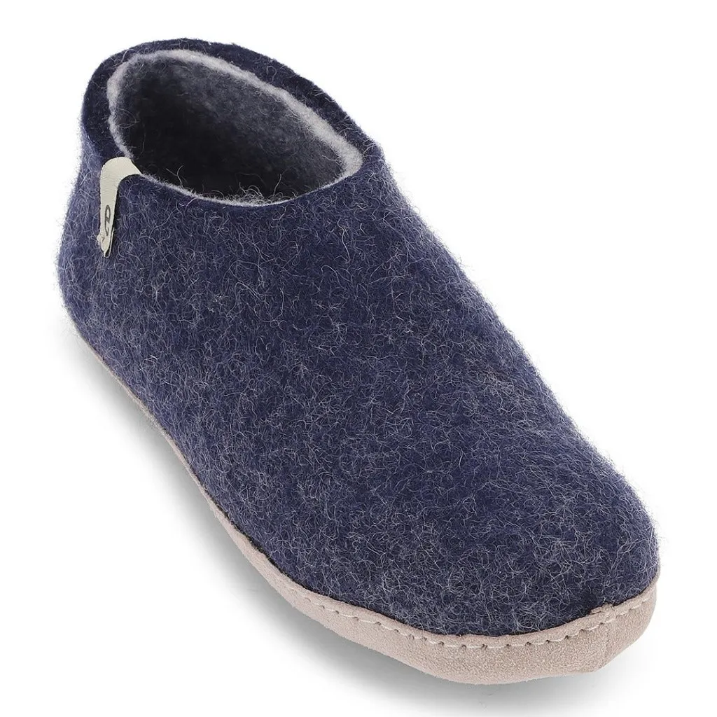 Adult Slippers Blue Fair Trade Indoor Shoe