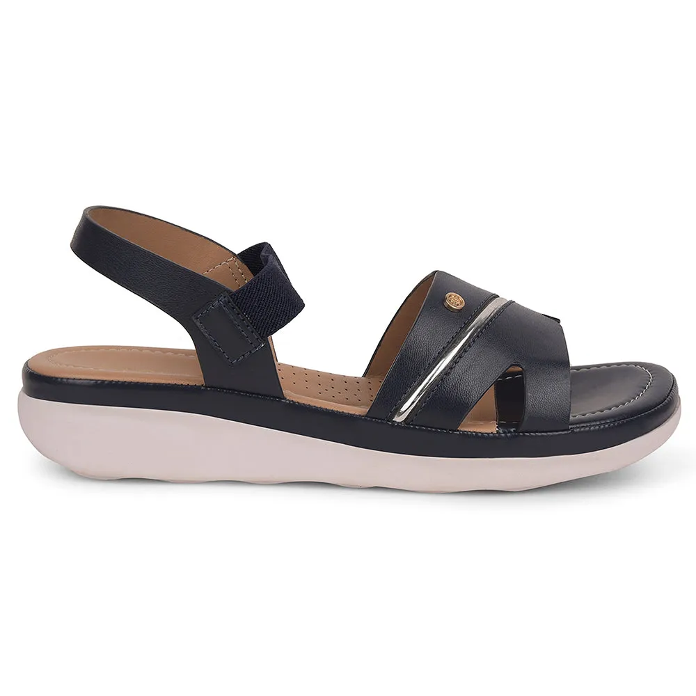Cheeks Sandals Healers Navy Blue Casual Sandal For Women JFL-31 By Liberty