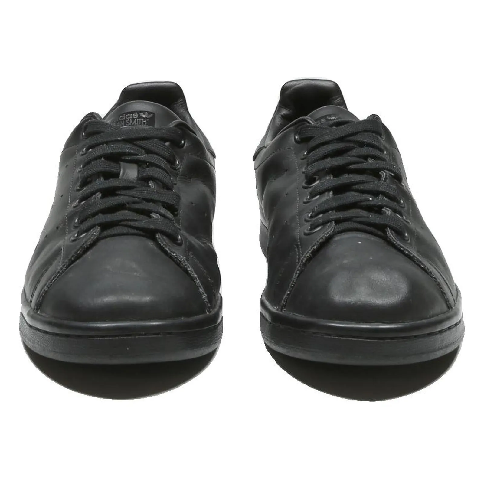 ADIDAS Stan Smith Mens Leather Black Trainers UK 8 Classic Comfortable Style Adidas Low Top Shoes