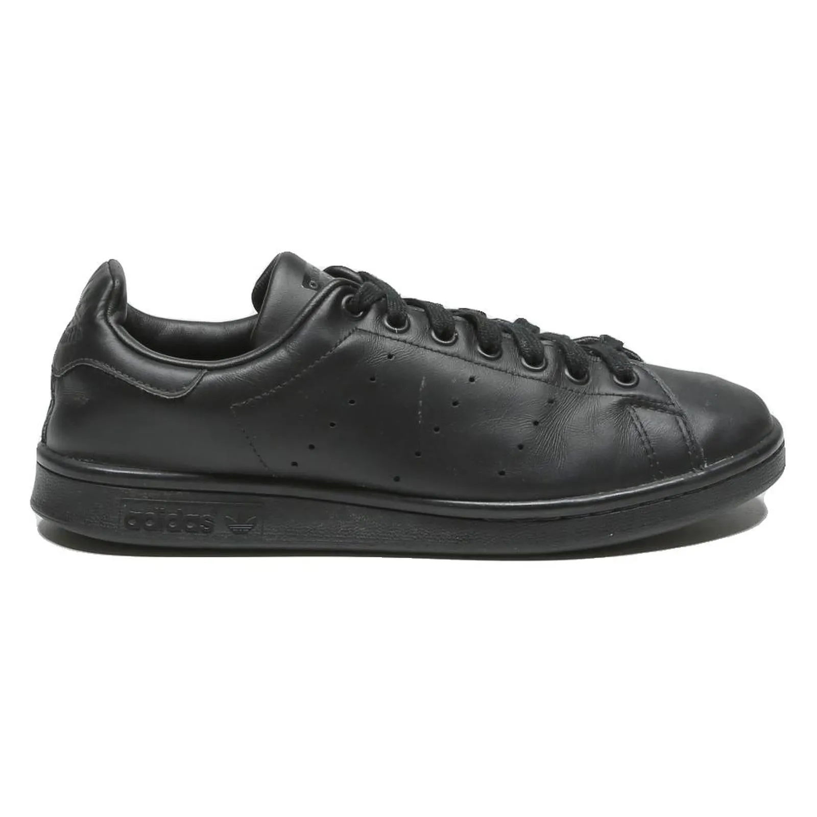 Adidas Messi Shoes ADIDAS Stan Smith Mens Leather Black Trainers UK 8 Classic Comfortable Style