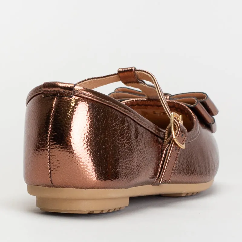 Rv Flat Shoes Bow Mary Jane
