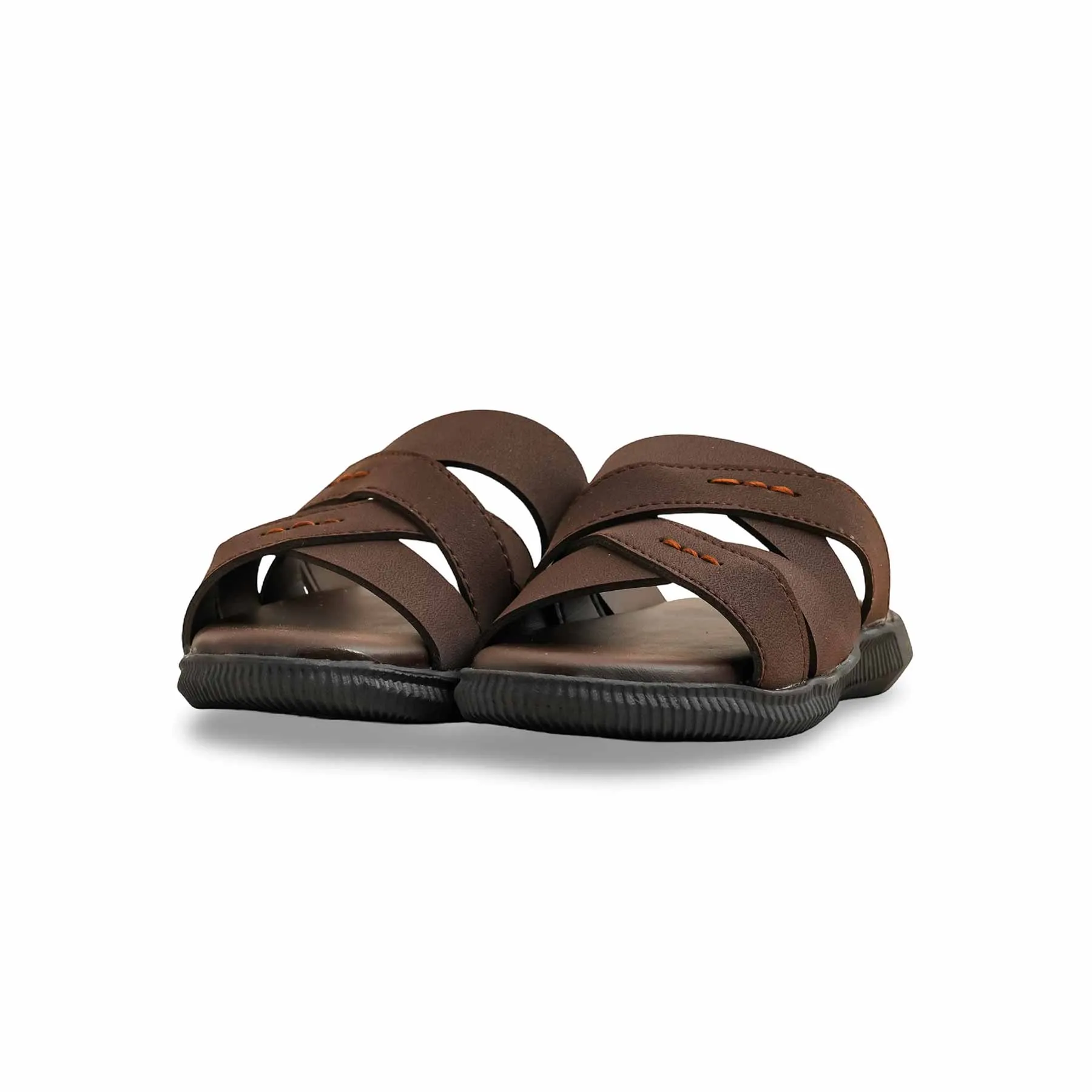 Boys Brown Casual Slipper KD4712