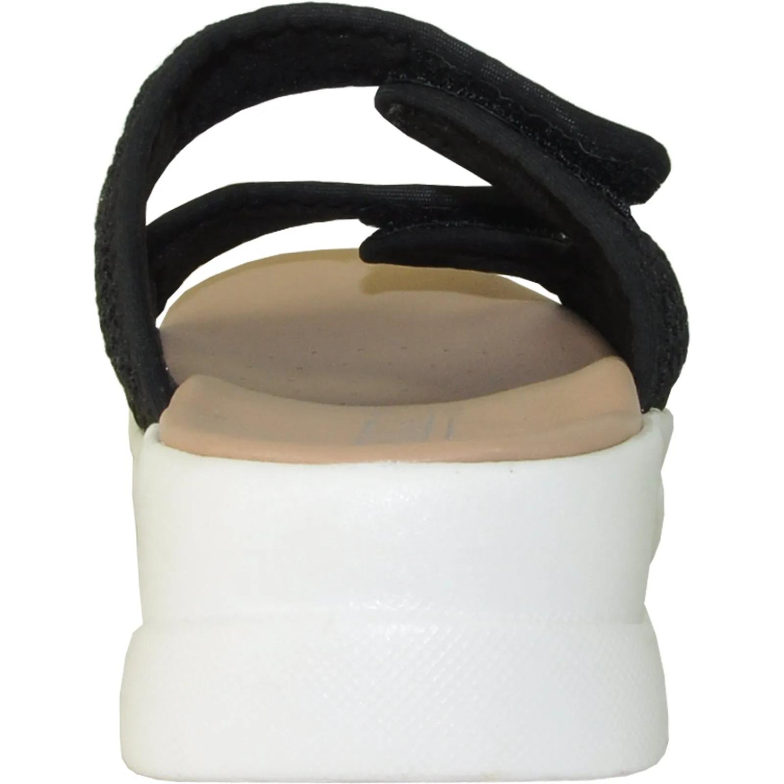 VANGELO Women Sandal LANA Comfort Wedge Sandal Black Benassi Slide Sandals