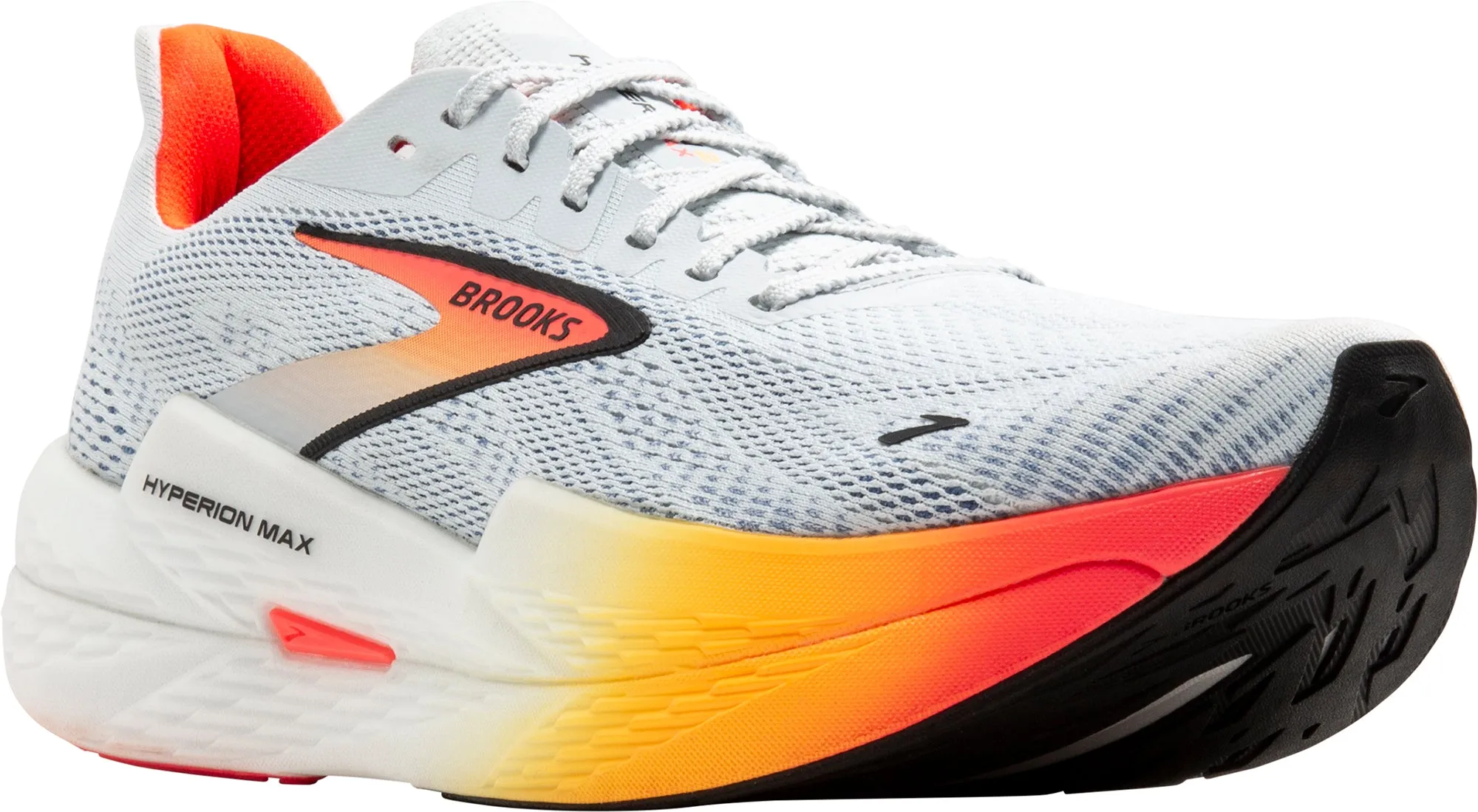 Brooks Hyperion Max 2 Mens Running Shoes - Grey Fitted Running Shoes