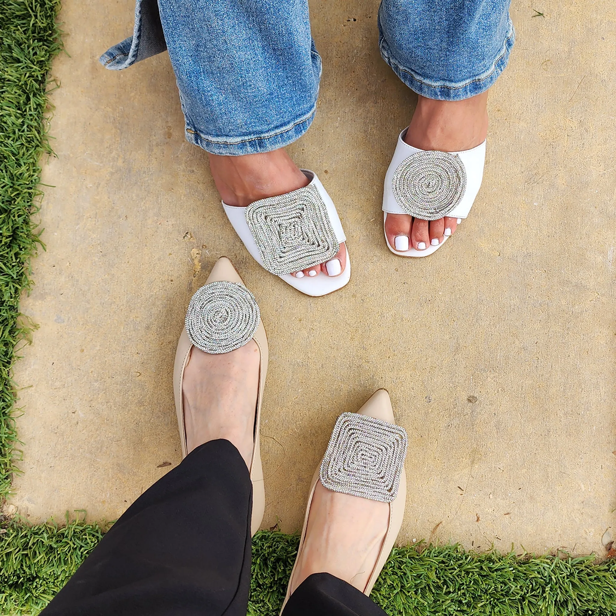 Flat Platform Wedding Shoes Bonnie Ballerina Women Leather Memory Foam Insole Comfort