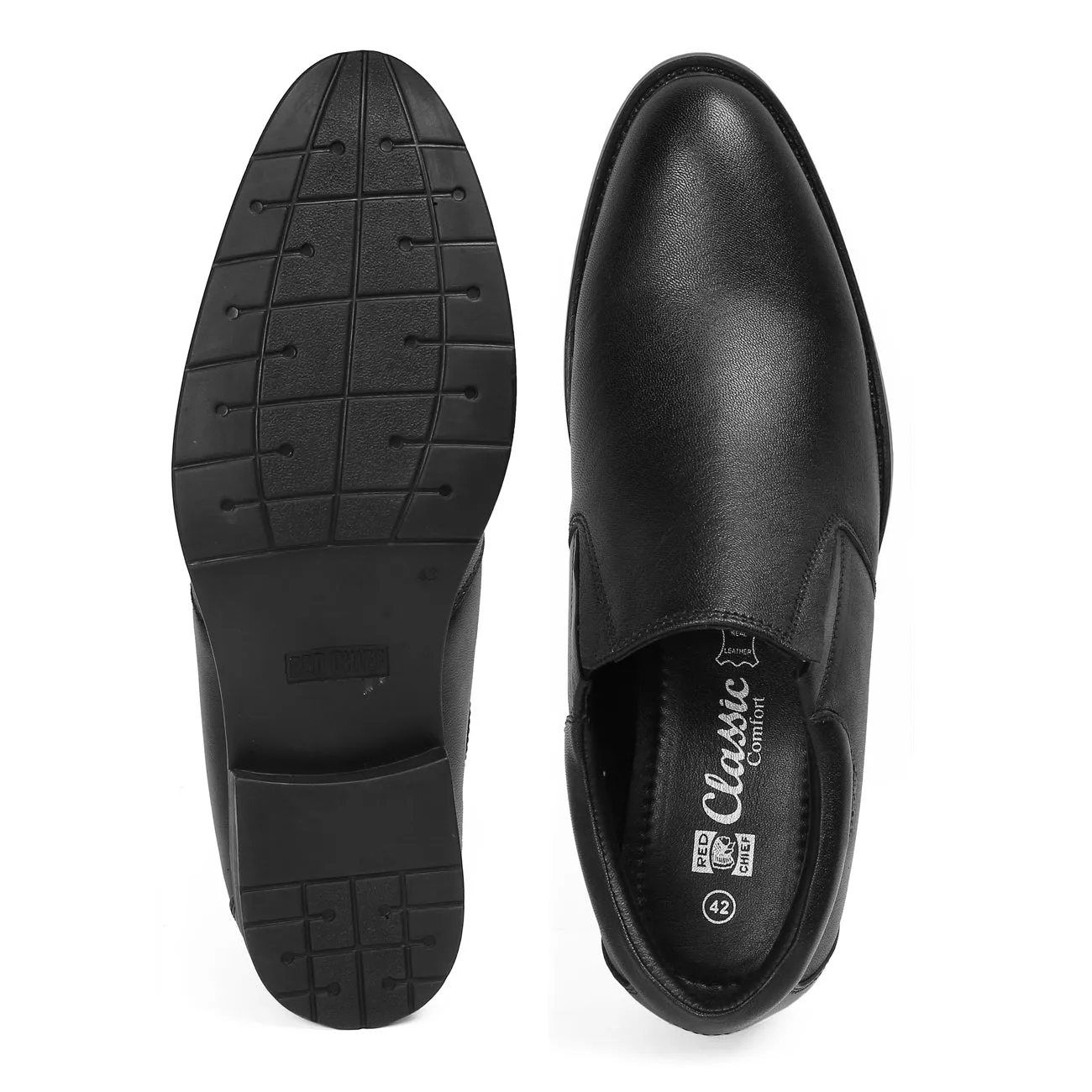 Red Chief Black Formal Shoes for Men RC3437 001 Tabi Dress Shoes