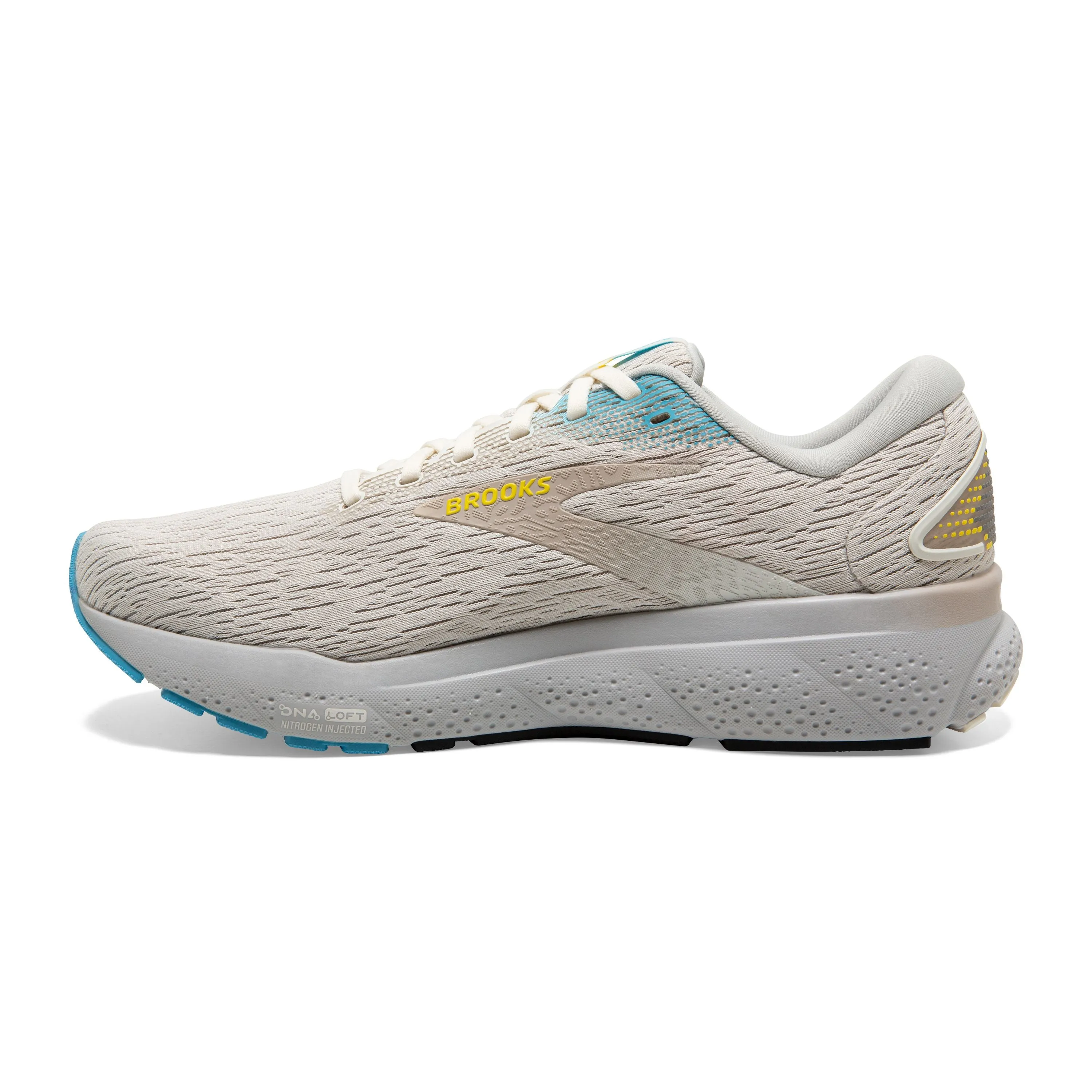 Brooks | Ghost 16 | Men's | Coconut/Blue/Yellow Best Road Shoes Running