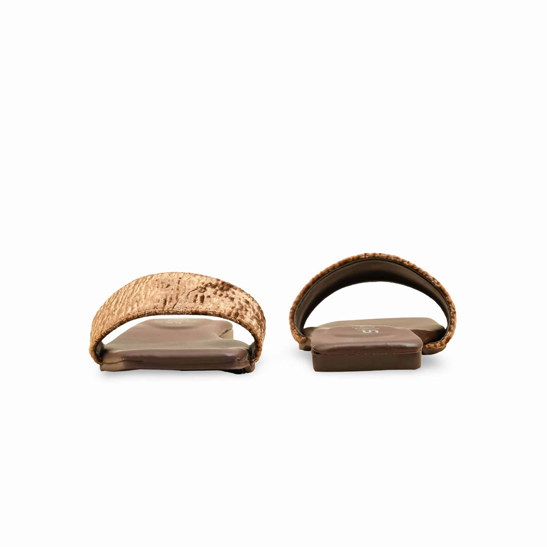 Brown Casual Slipper For Women CL2127 Flit Flat Shoes