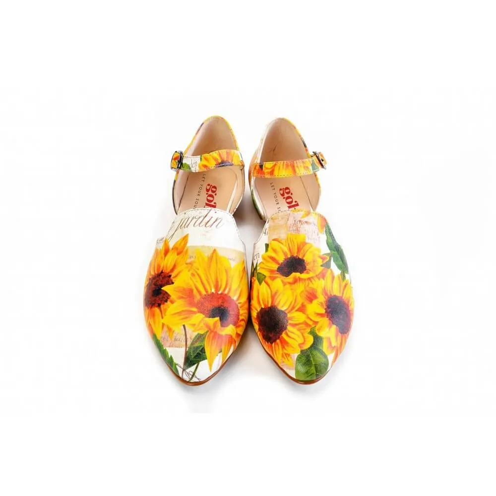 Flat Slingback Shoes Uk Ballerinas Shoes GRYB104