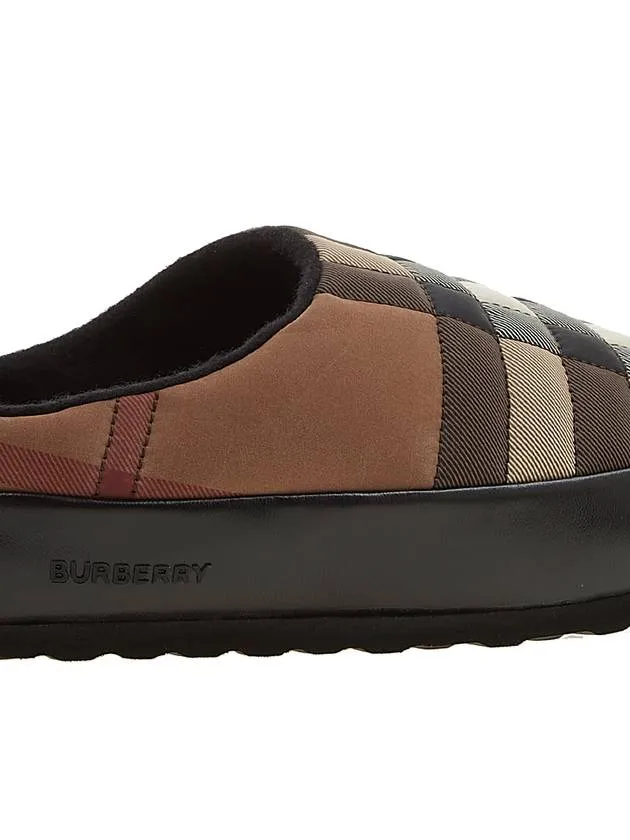 Best Shoes For High Arches Burberry House Check Flat Slippers Brown