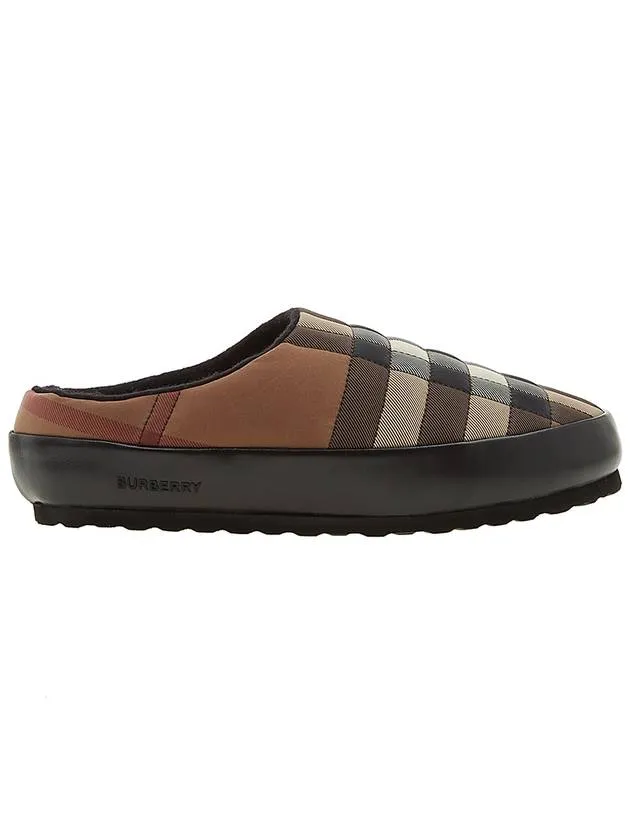 Burberry House Check Flat Slippers Brown The Best Work Shoes For Flat Feet