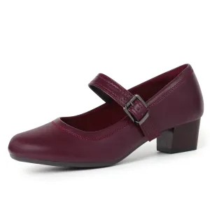 Costco Dress Shoes Burgundy Pumps Dress-Violet