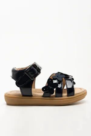 Butterfly Sandals Navy Designer Sandals