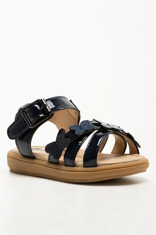 Sandals For Diabetic Butterfly Sandals Navy