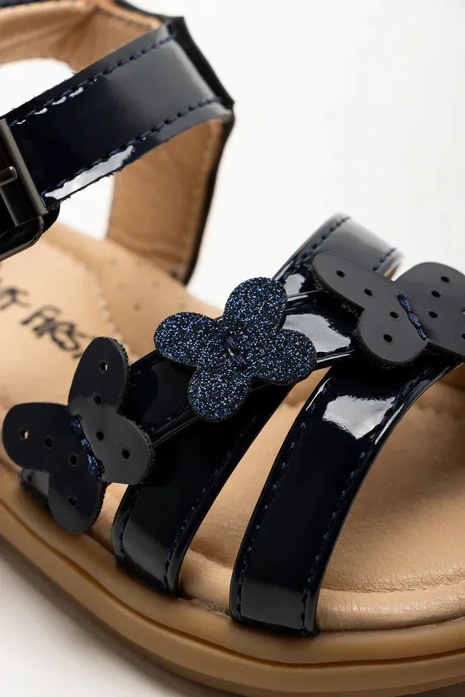 Butterfly Sandals Navy Kira Sandals