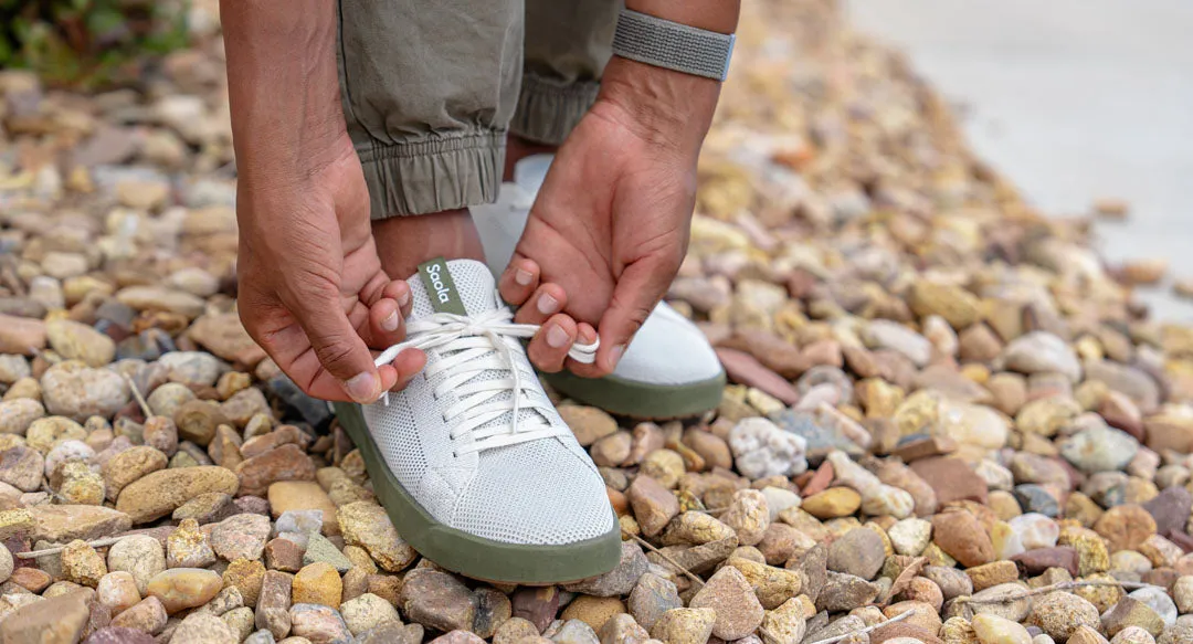 Cannon Knit M 2.0 White / Burnt Olive Dhgate Sneakers