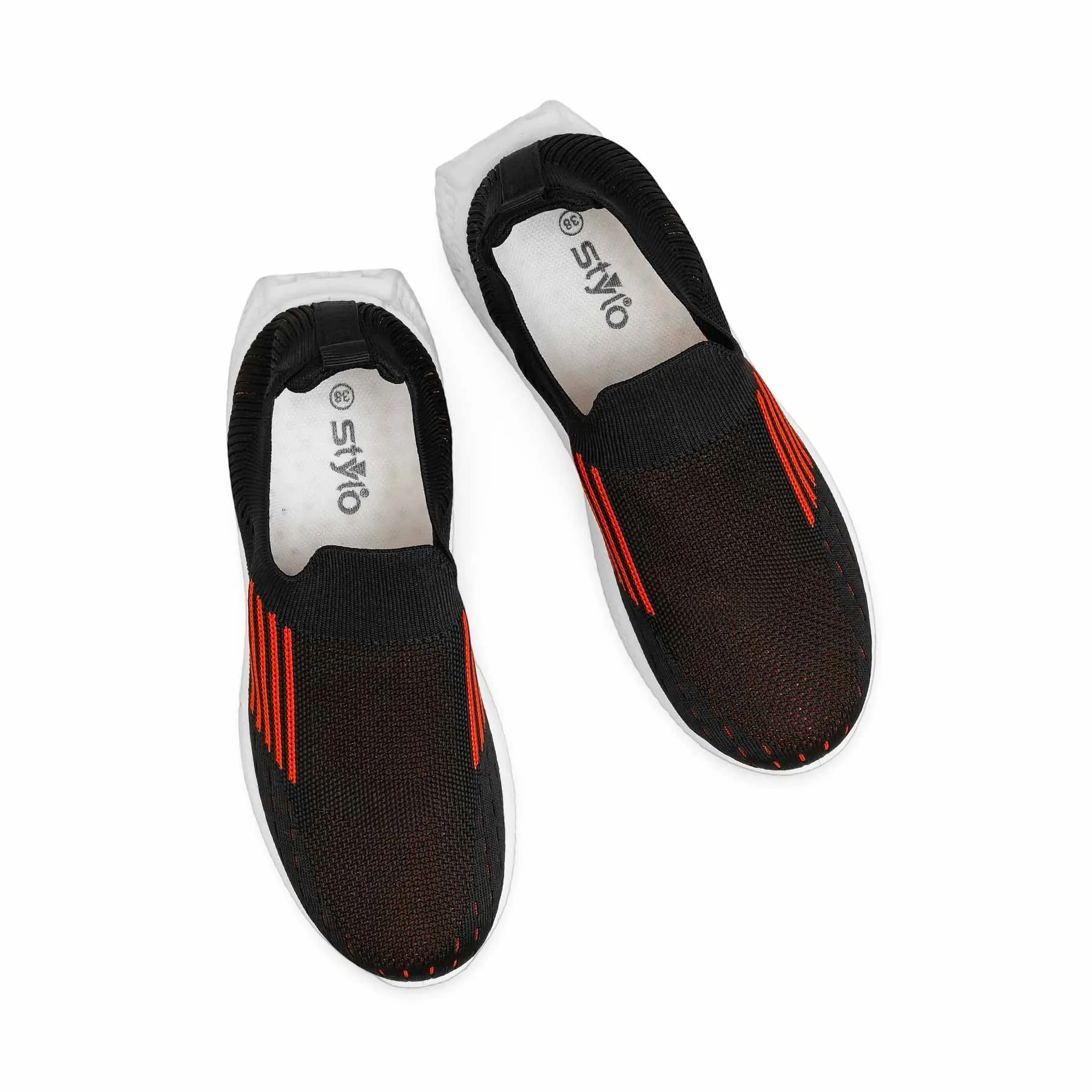 Amazon Running Sneakers Black Casual Sneaker For Women AT9116