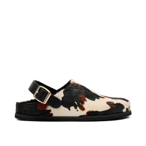 Solana Cow Print Backstrap Clogs Jon Josef Loafers