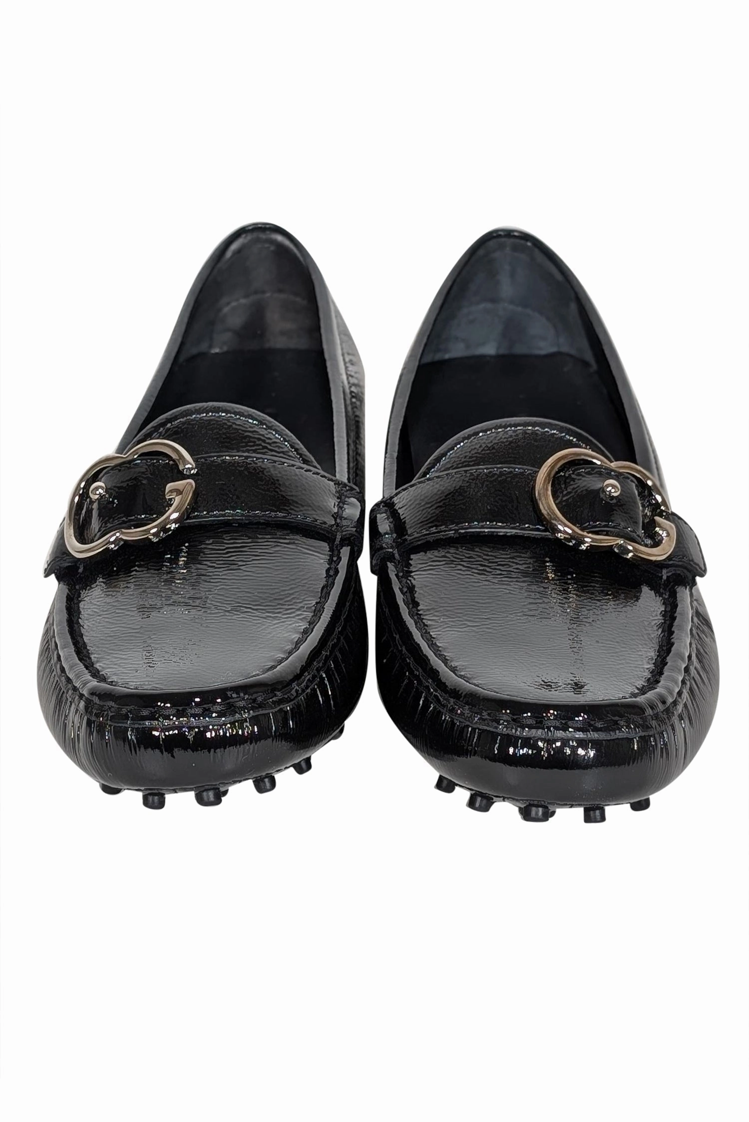 Gucci - Black Patent Leather Loafers Sz 8 H&m Loafers