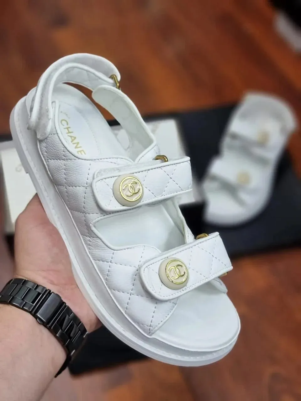 Chanel Sandals White Bridesmaid Sandals