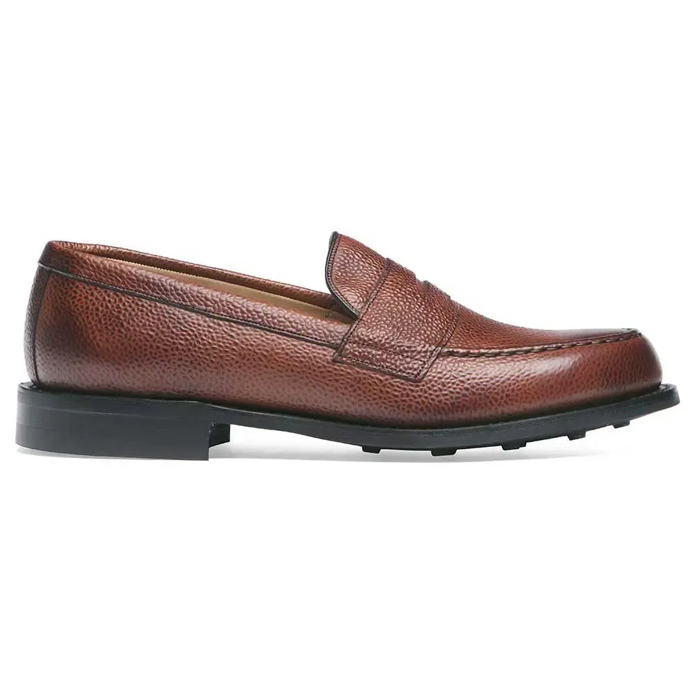 CHEANEY Howard R Shoes -  Loafers - Mahogany Grain Buckled Loafers