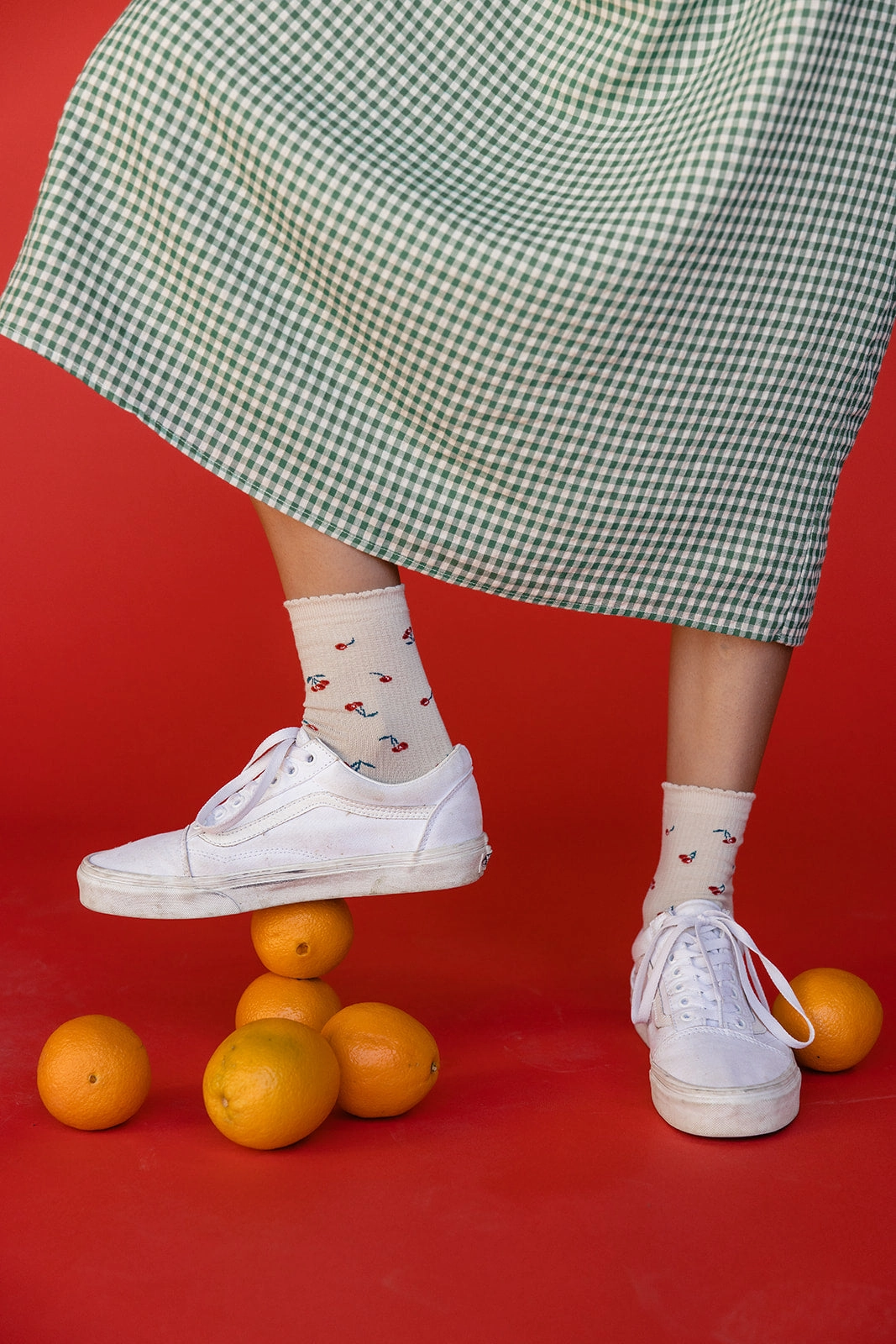 Cherry Tree Crew Socks Driving Penny Loafers