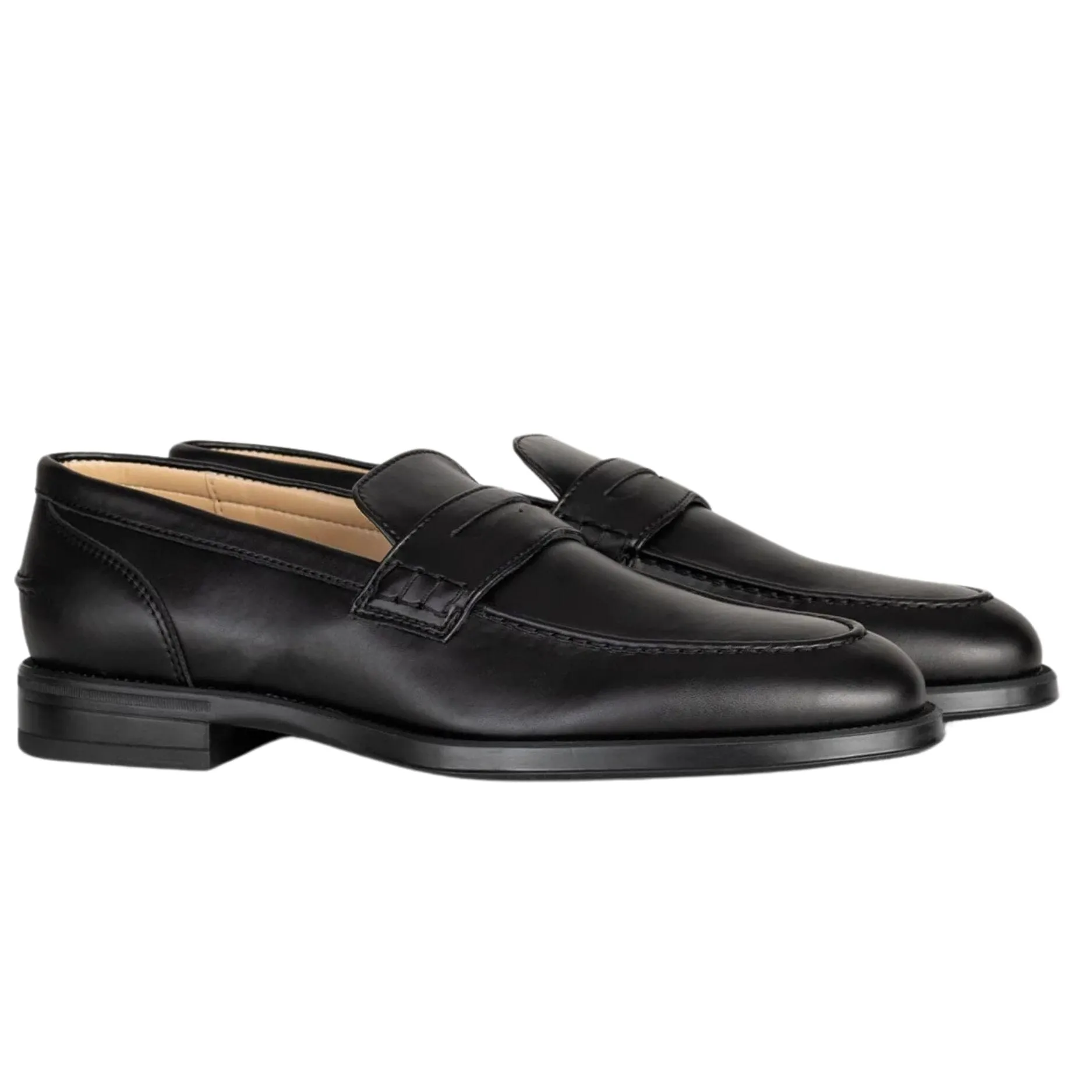 Men's vegan loafer by Solari Milano - black or brown Chunky Loafers With Skirt