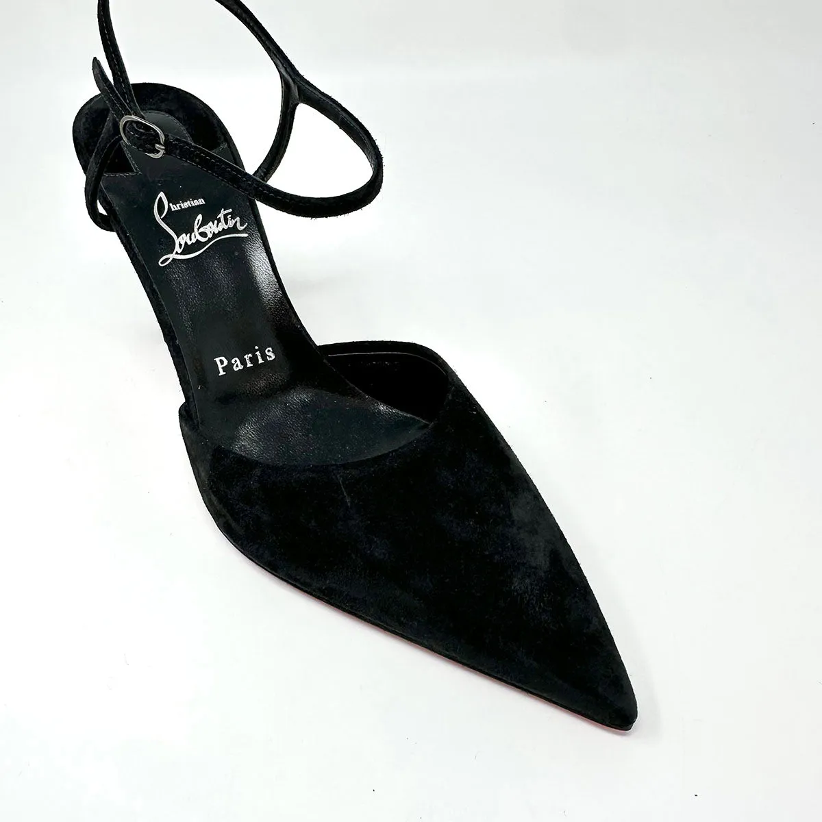 Sandals Under Christian Louboutin Suede Sandals