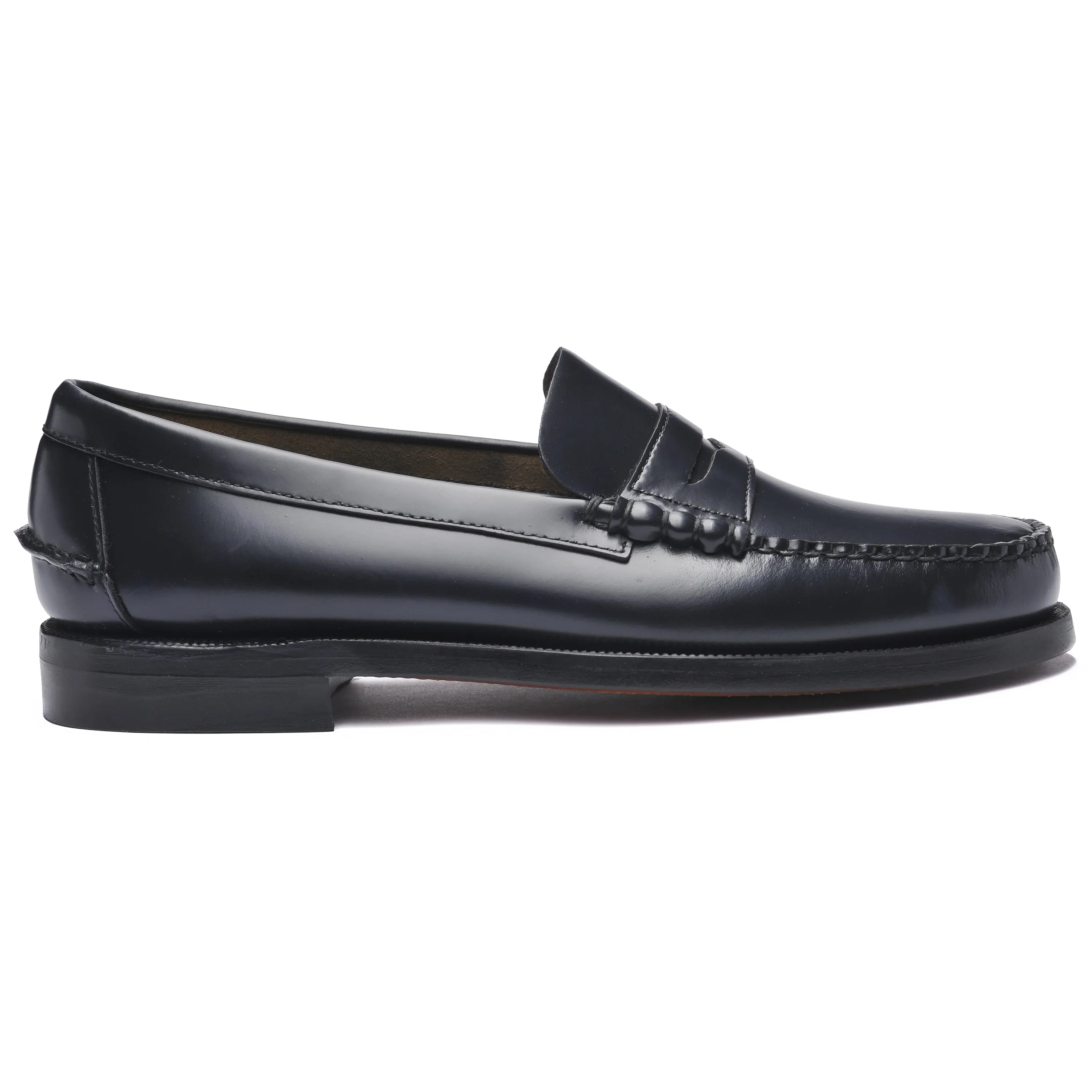 Classic Dan - Navy Blue Loafers Fringe