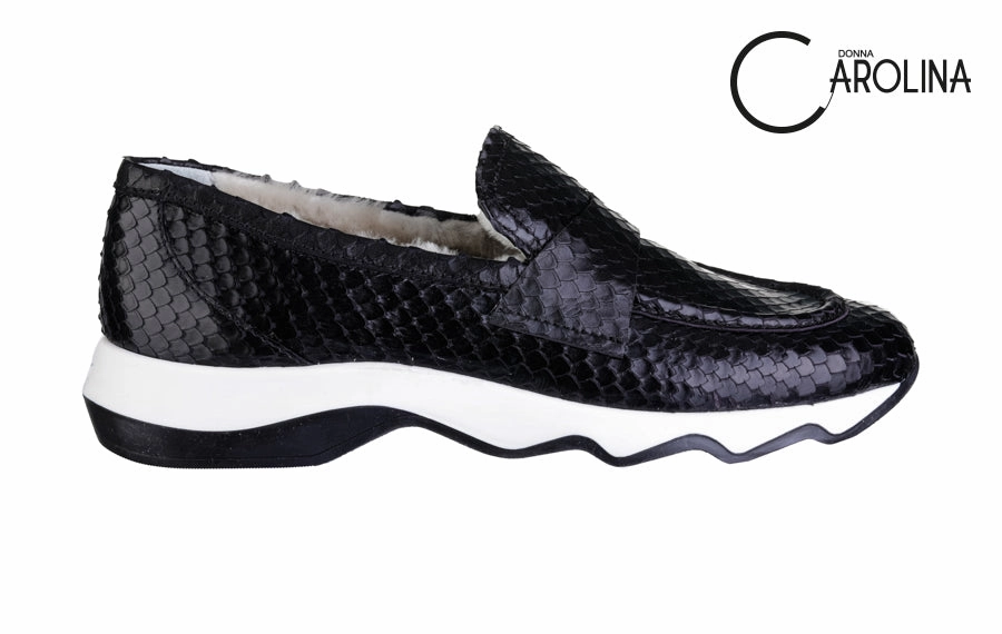 Cookie Cutter Loafers Don Abstract Black
