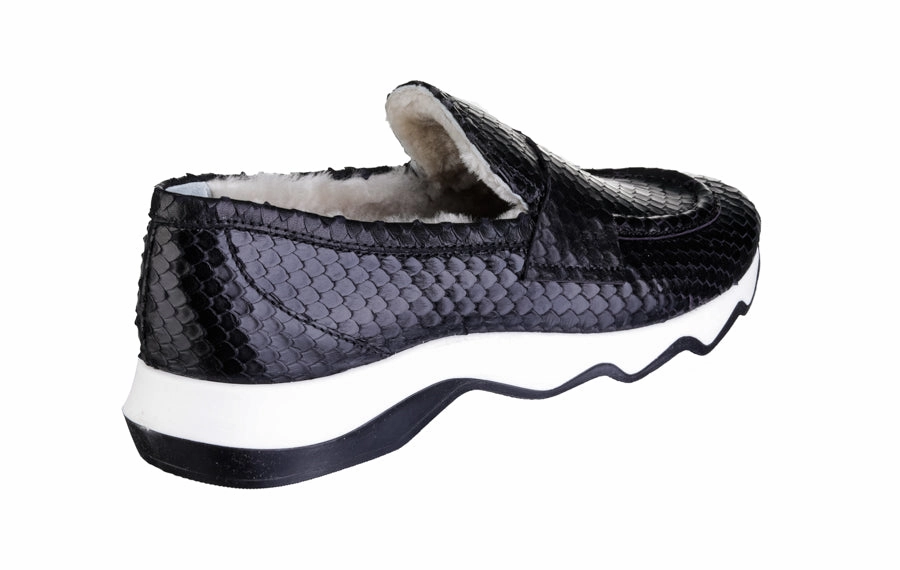 Loewe Loafers Don Abstract Black