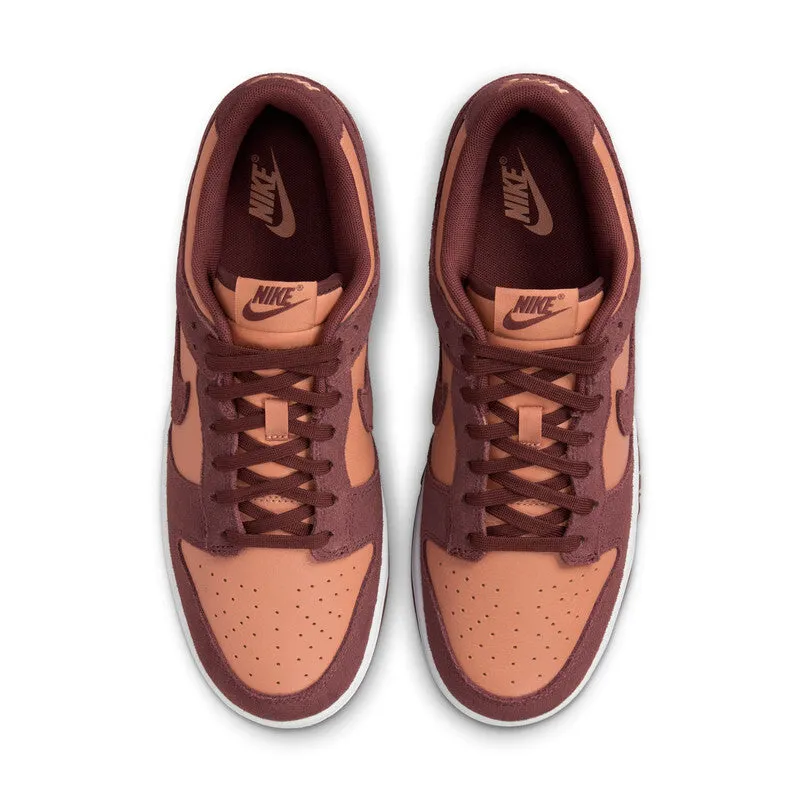 Nike Trainers Shoes MENS NIKE DUNK LOW RETRO SE LEATHER/SUEDE AMBER BROWN/DARK PONY_FQ8249-200