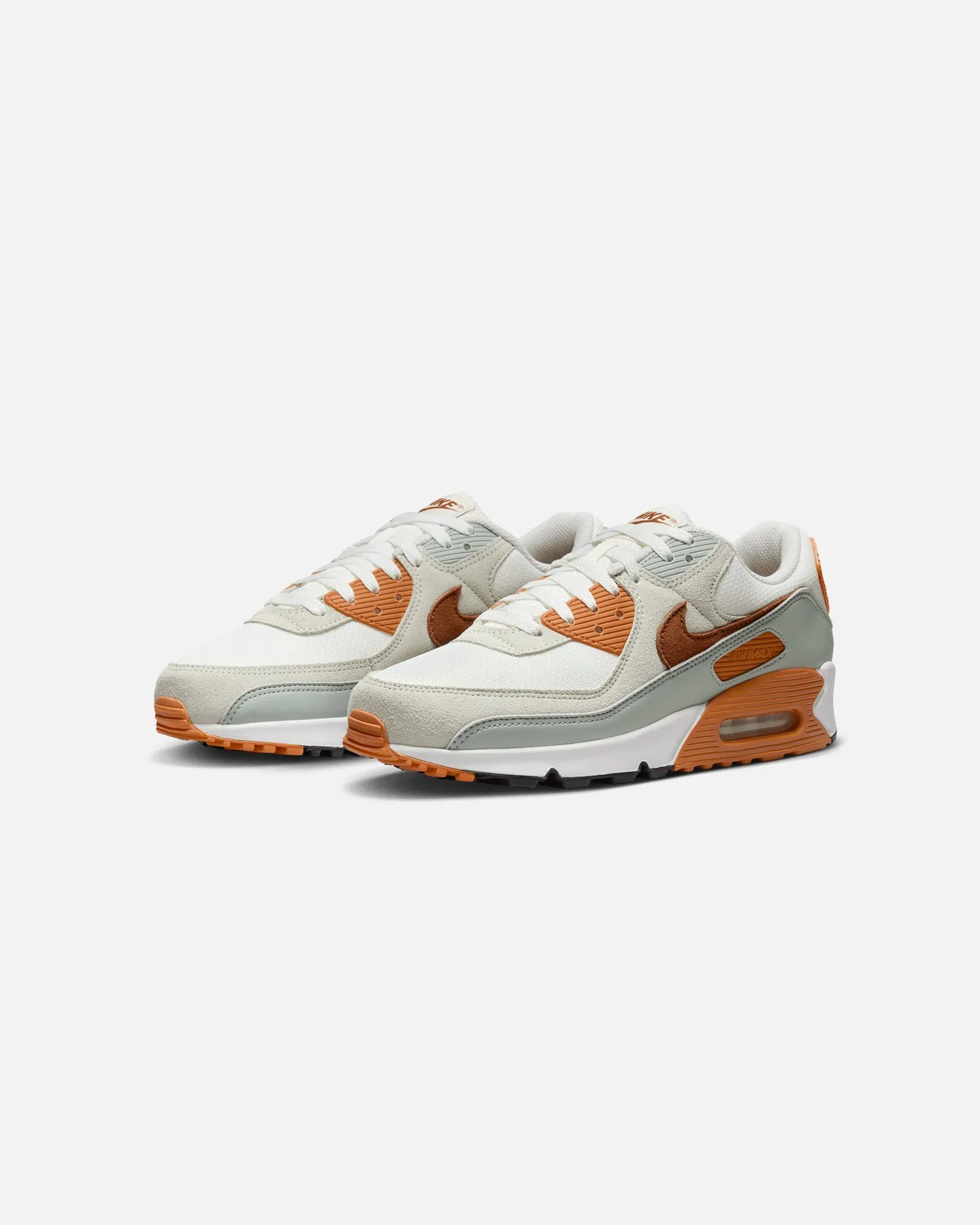 Nike Air Max 90 Summit White/Lt British Tan Nike Little Kids Shoes