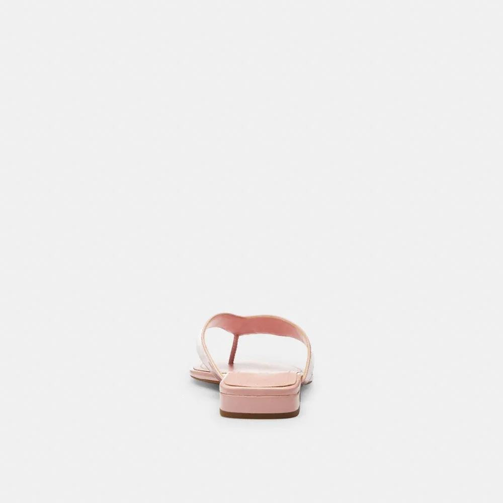 Coach Bridgette Sandal Powder Pink Sandals Gladiator Leather