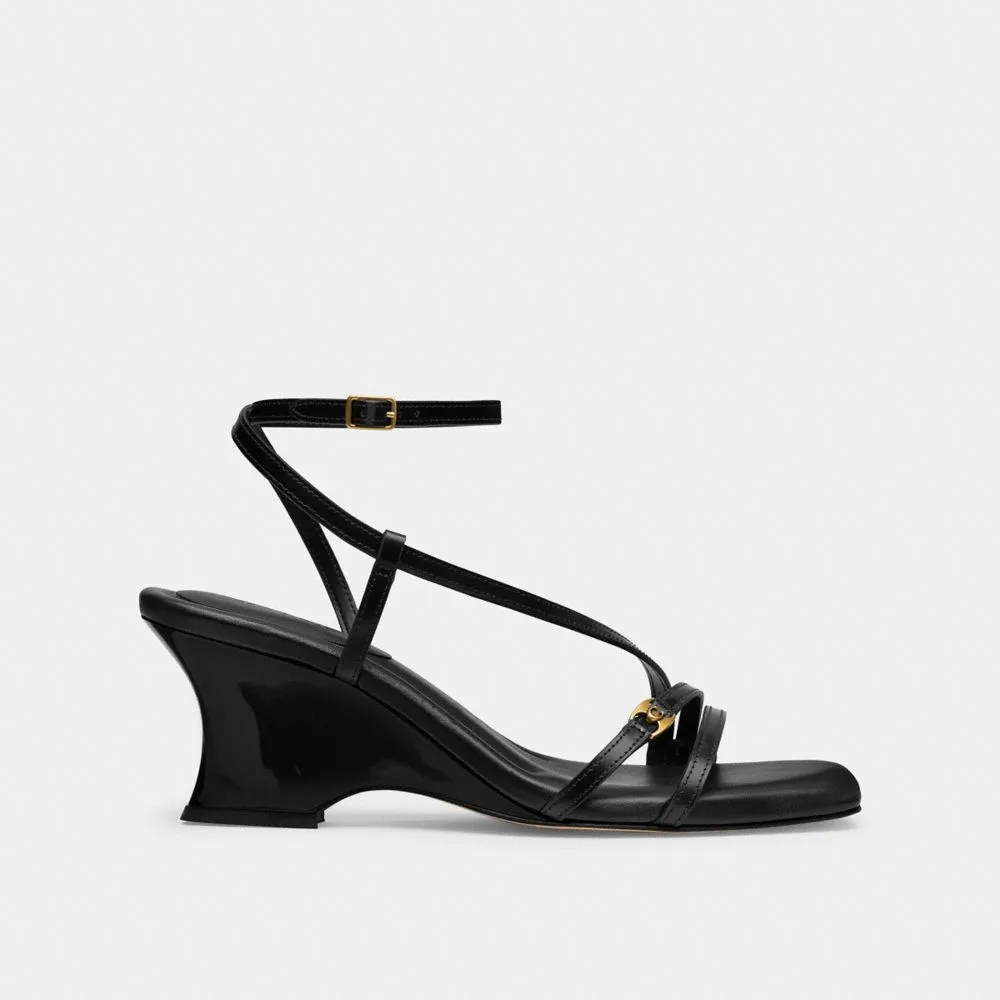Golf Sandals Coach Cait Sandal Black