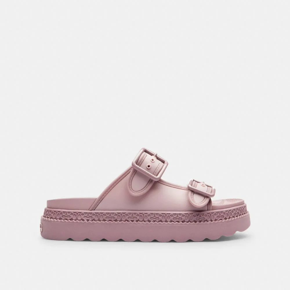 Sandals With Buckles Coach Lainey Sandal Lilac