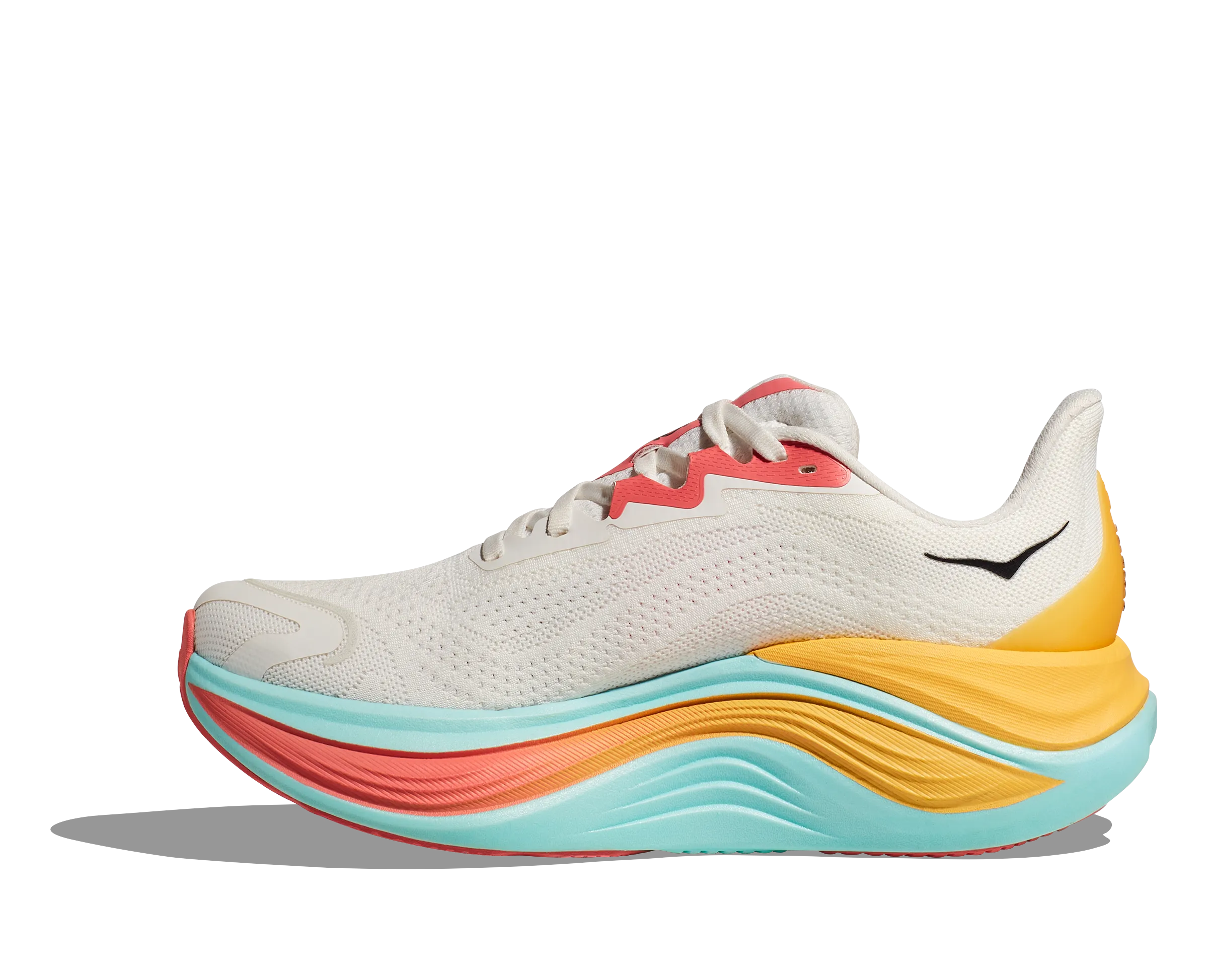 On Running Shoe HOKA Women's Skyward X - BLANC DE BLANC / SWIM DAY