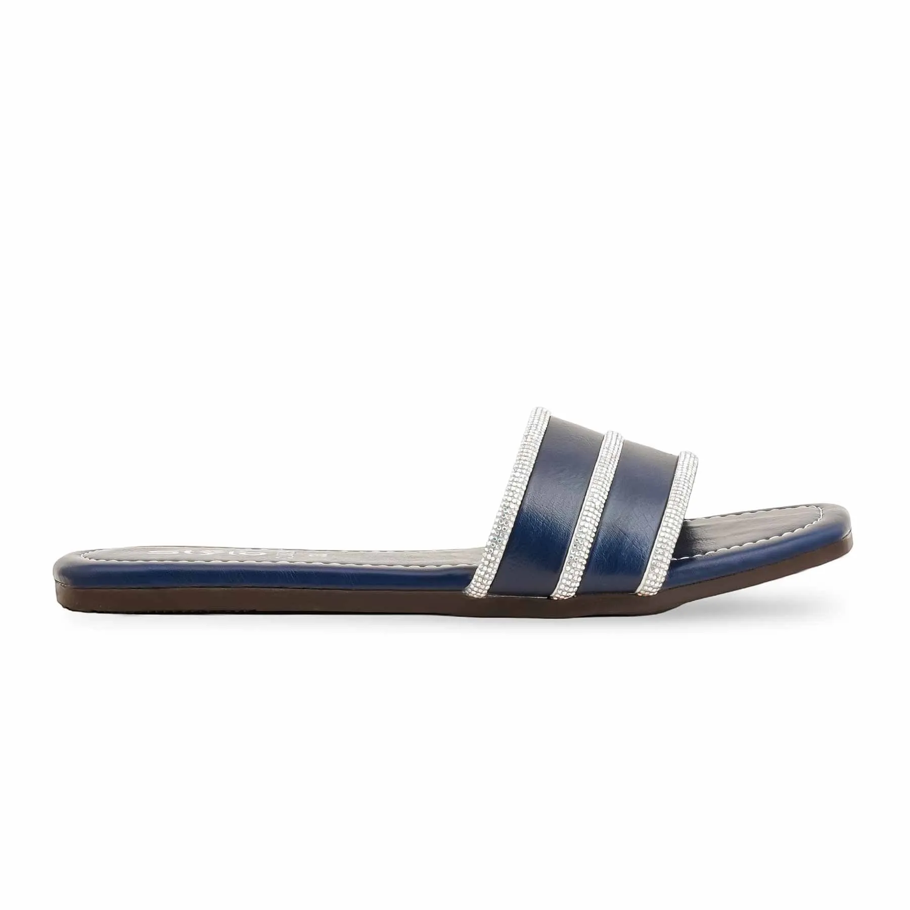 Navy Casual Women Slipper CL2039