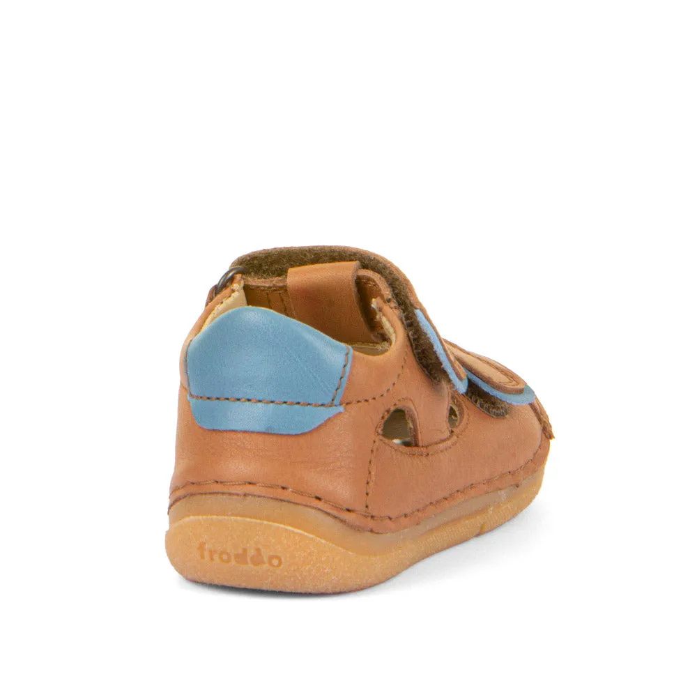 Sandals Bahamas Royal Bahamian Froddo Boy's and Girl's Paix Up Double Sandals - Brown
