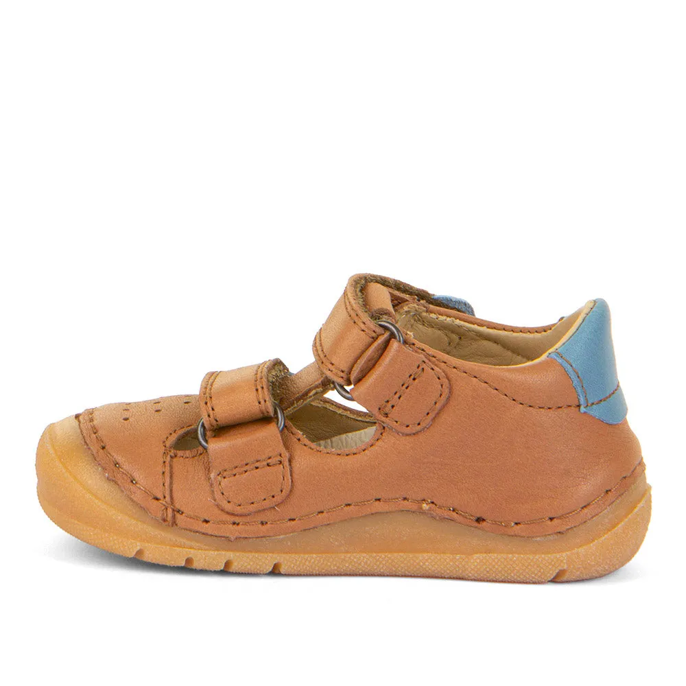 Froddo Boy's and Girl's Paix Up Double Sandals - Brown Woven Sandals