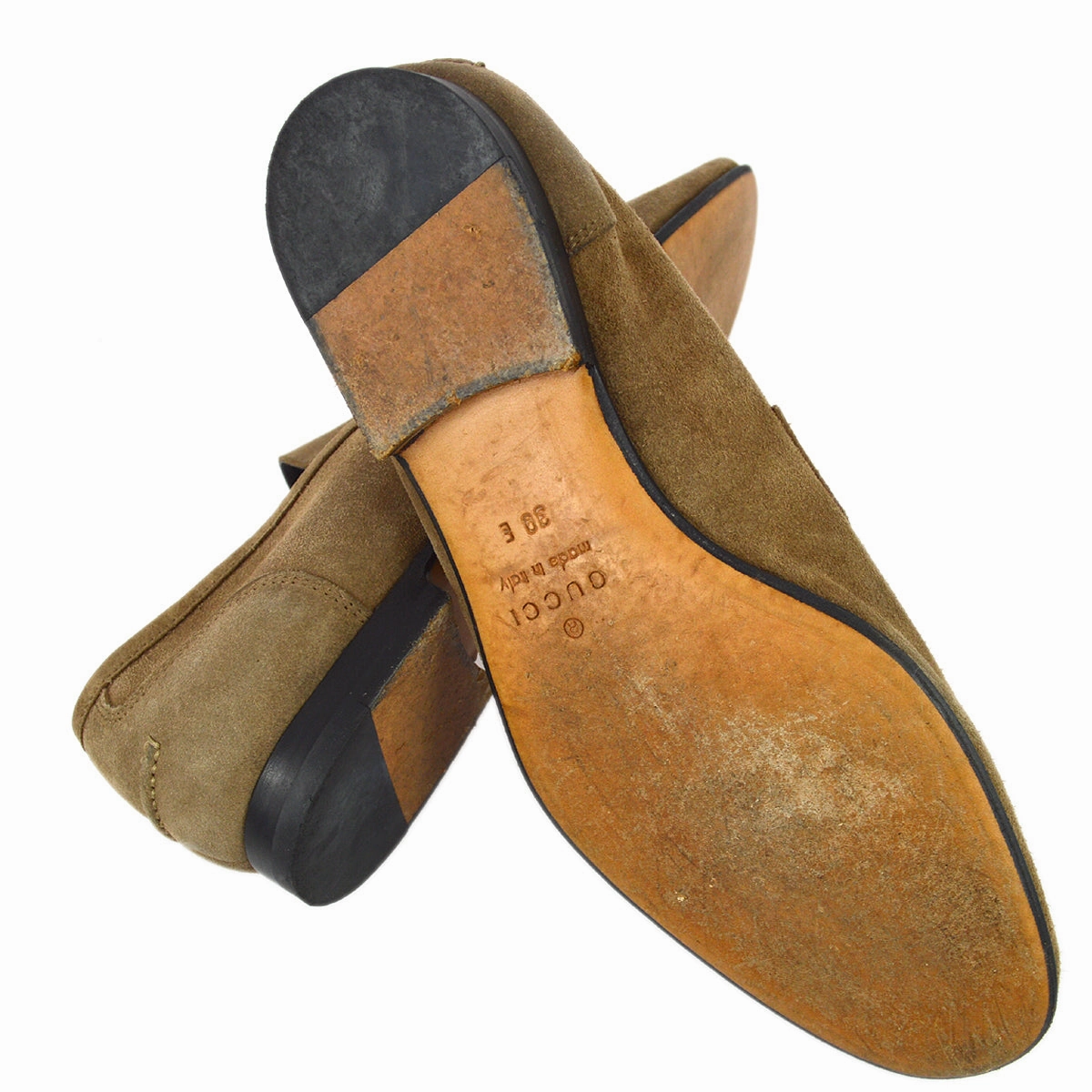 Khaite Loafers Gucci Suede Horsebit Loafers Shoes #39