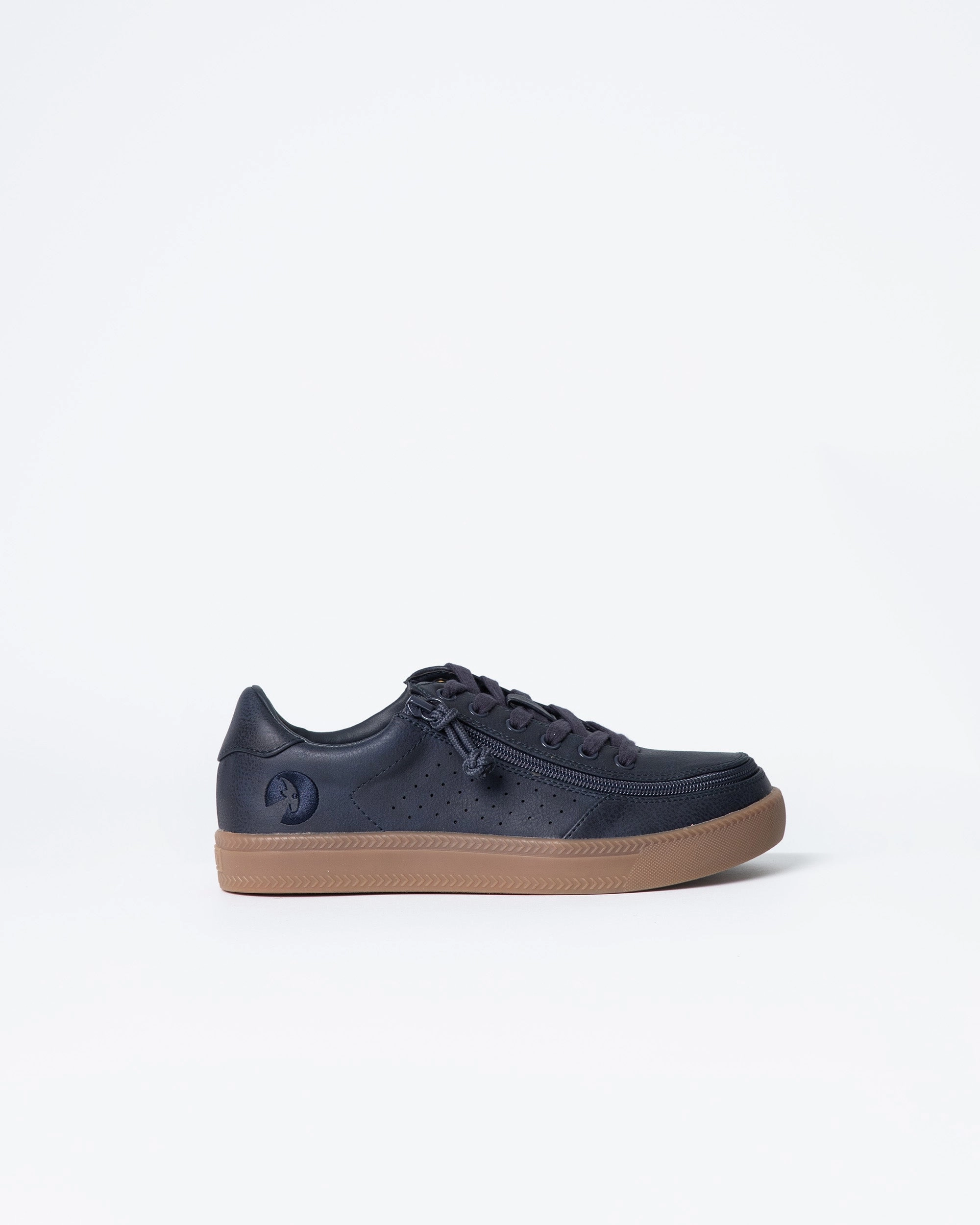 Low Rise Sneaker (Men) - Navy White And Orange Basketball Shoes