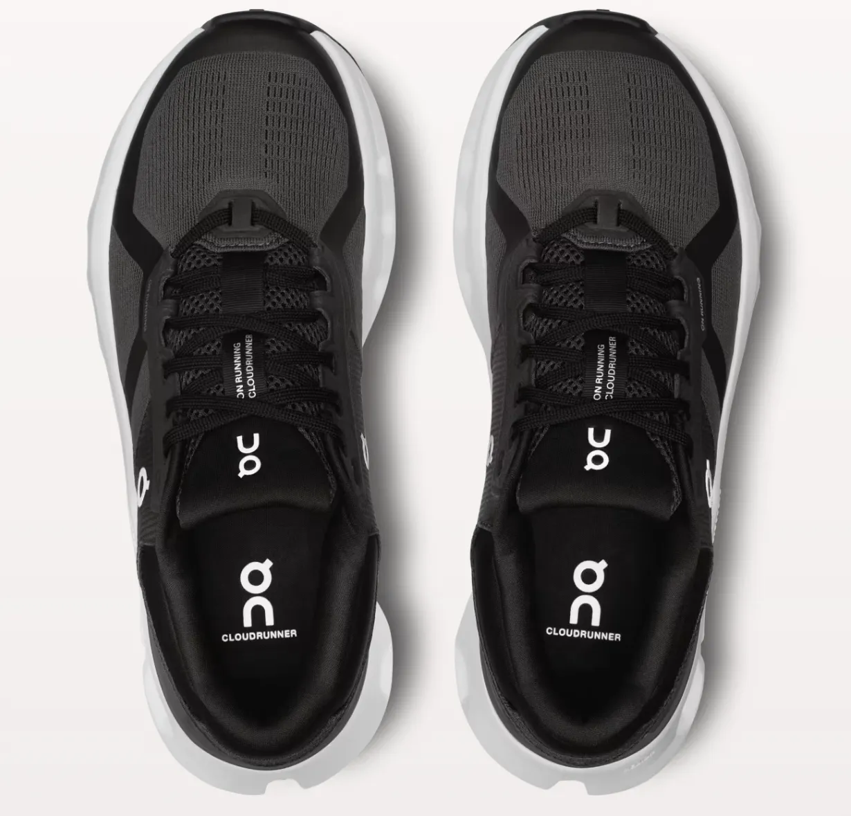 On Womens Cloudrunner 2 Eclipse/Black Wide(3WE10340264) Suede Heel Knee High Boots