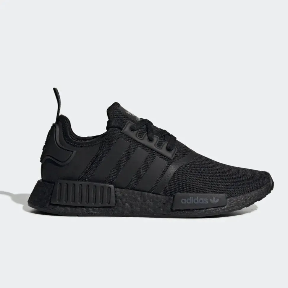 Adidas NMD_R1 Black Adidas Knit Running Shoes