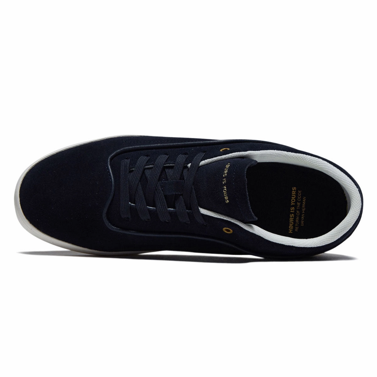 Hours Is Yours Code V2 Shoes - Navy/Cream Flat Wide Feet Shoes