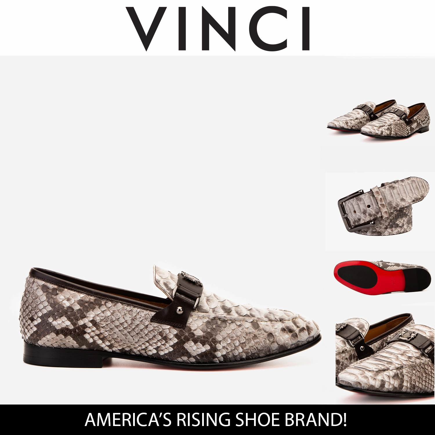 The Boss Pyth Naturel White Color Bit Loafer Men Shoe 1 Inch Heel Dress Shoes